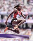 Winfred Yavi won the gold medal in the women's 3000m steeplechase in the 2024 Paris Olympics