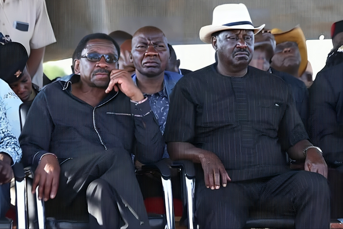 File image of Siaya Governor James Orengo with Raila Odinga