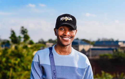 Samuel Muchoki alias Samidoh. He is currently on a US tour and is celebrating his birthday on November 1