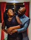 Dennis Okari with his wife Joy Naomi