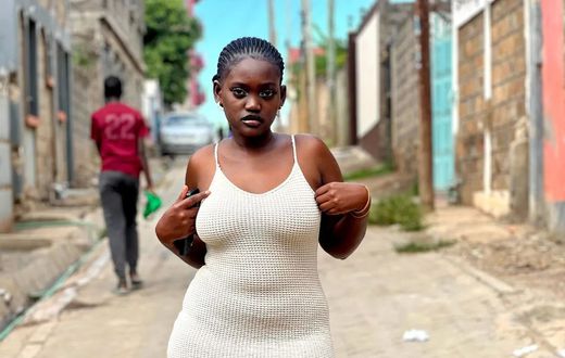 A Kenyan student, Mitchell Joyce Akoth Oruko, known by her online alias Mjaka Mfine