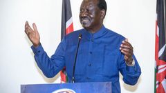 Azimio leader Raila Odinga