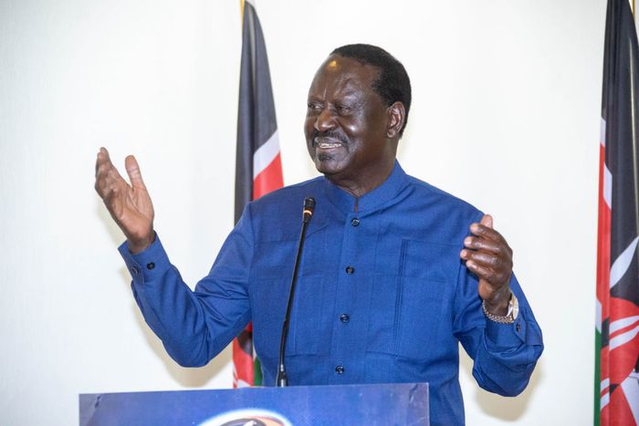 Azimio leader Raila Odinga