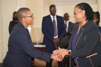 Dorcas Oduor with Chief Justice Martha Koome