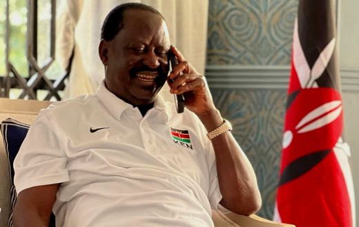 A file image of Raila Odinga