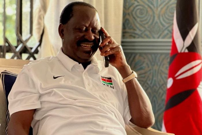 A file image of Raila Odinga