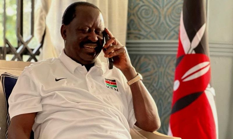 A file image of Raila Odinga
