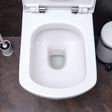 A photo of a toilet bowl