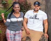 Betty Bayo and her husband Hiram Gitau alias Tash in an undisclosed location