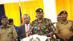 Acting Police Inspector General Gilbert Masengeli