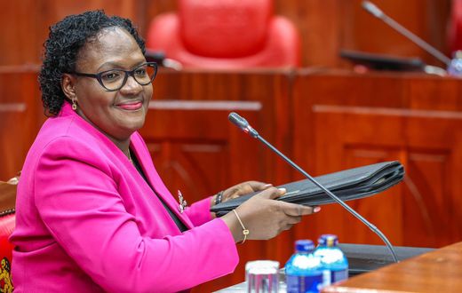 Stella Soy Langat during her vetting in Parliament
