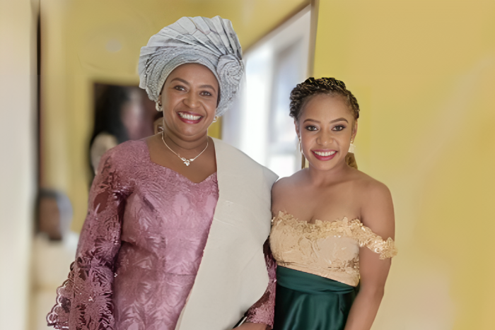 Citizen TV news anchor Mashirima Kapombe and her late mother