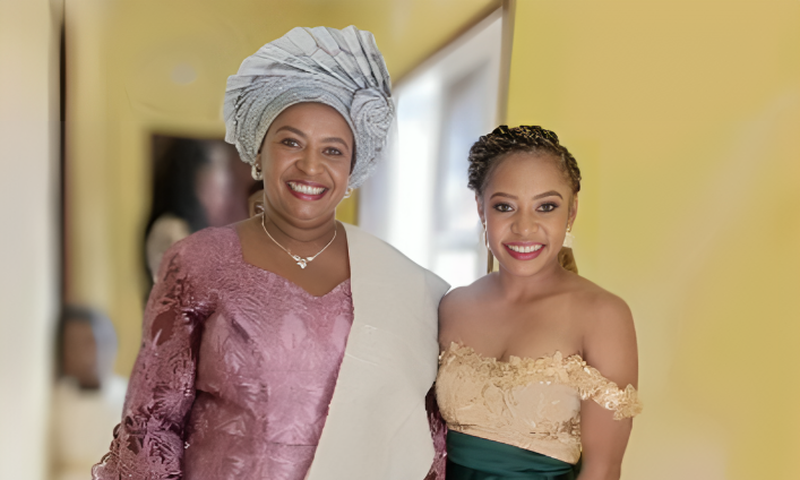 Citizen TV news anchor Mashirima Kapombe and her late mother