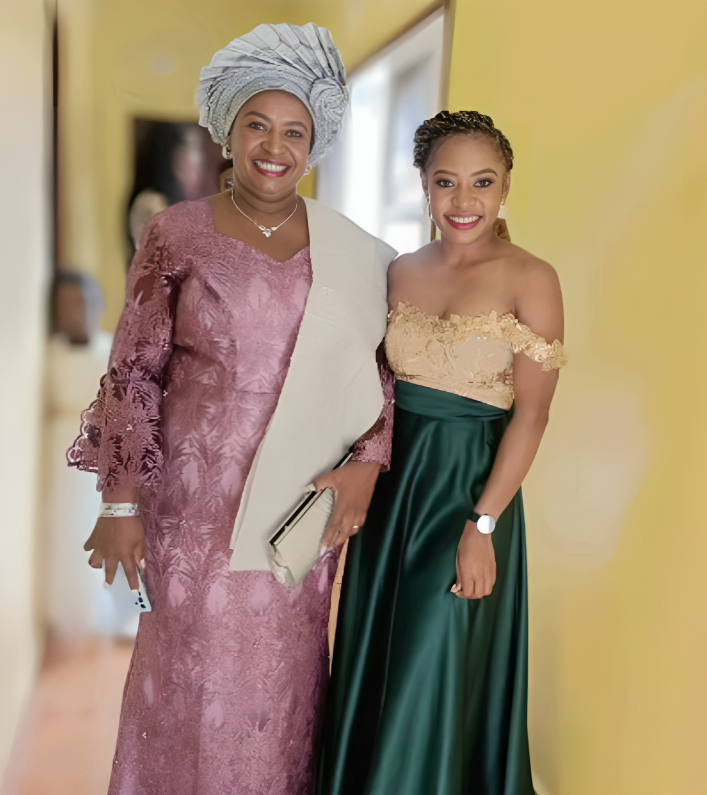 Citizen TV news anchor Mashirima Kapombe and her late mother