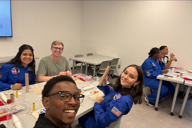 Eileen Mburu & Linus Anari at NASA