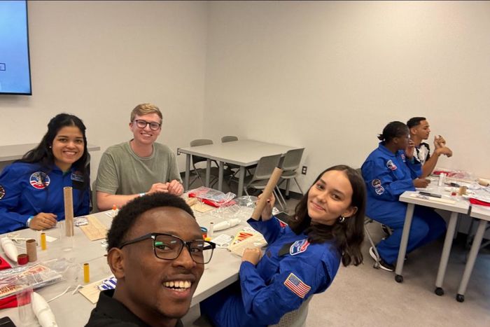 Eileen Mburu & Linus Anari at NASA