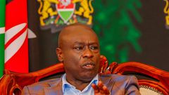 Deputy President Rigathi Gachagua during a media interview on August 4, 2023