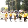 Teachers taking part in a demonstration
