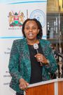 Data Commissioner Immaculate Kassait during a sensitisation meeting with Regulators, membership organisations and associations on September 9, 2024