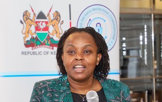 Data Commissioner Immaculate Kassait during a sensitisation meeting with Regulators, membership organisations and associations on September 9, 2024