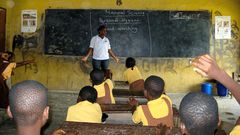 Teacher in classroom