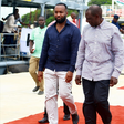 Former Governor Hassan Joho and President William Ruto in Mombasa in 2018