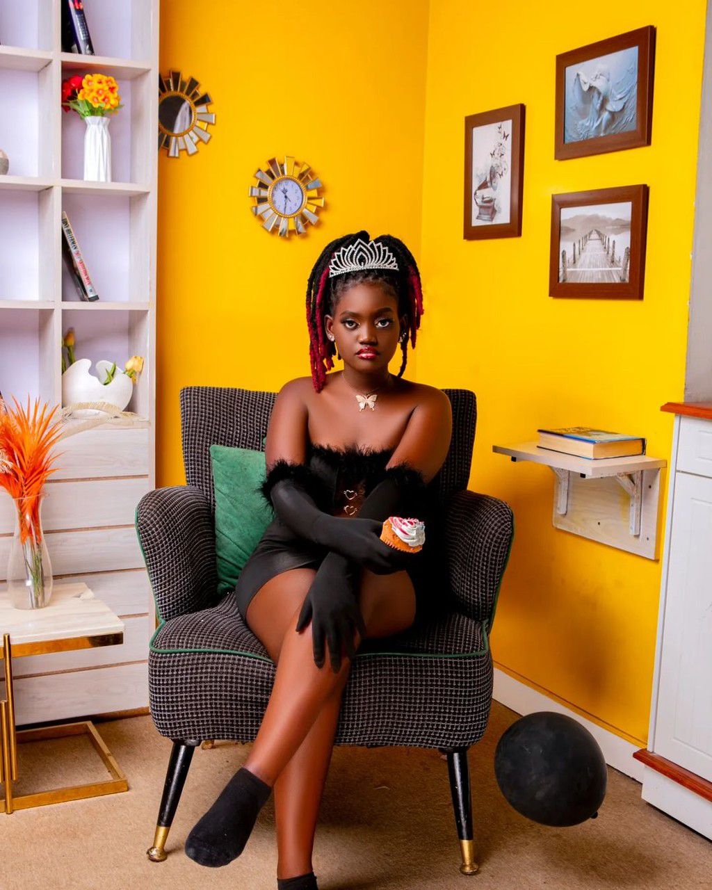 A Kenyan student, Mitchell Joyce Akoth Oruko, known by her online alias Mjaka Mfine