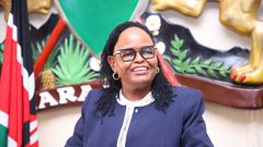 Chief Justice Martha Koome speaks during an event at the Supreme Court building on July 29, 2024