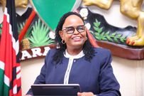 Chief Justice Martha Koome speaks during an event at the Supreme Court building on July 29, 2024
