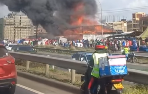 Mysterious fire destroys furniture shop in Kasarani