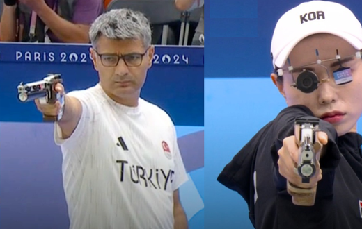 Yusuf Dikec and Kim Yeji