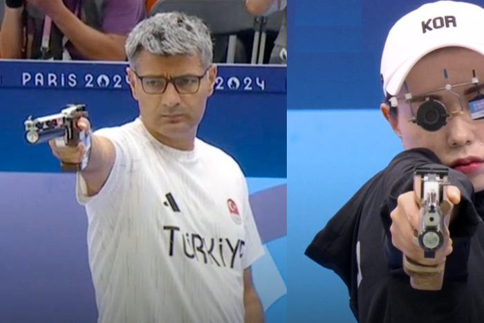 Yusuf Dikec and Kim Yeji