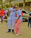 Gospel singer Guardian Angel with his wife Esther Musila