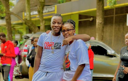 Gospel singer Guardian Angel with his wife Esther Musila