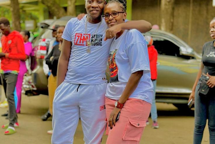 Gospel singer Guardian Angel with his wife Esther Musila