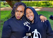 File image of Kareh B with her late son Joseph Mwadulo