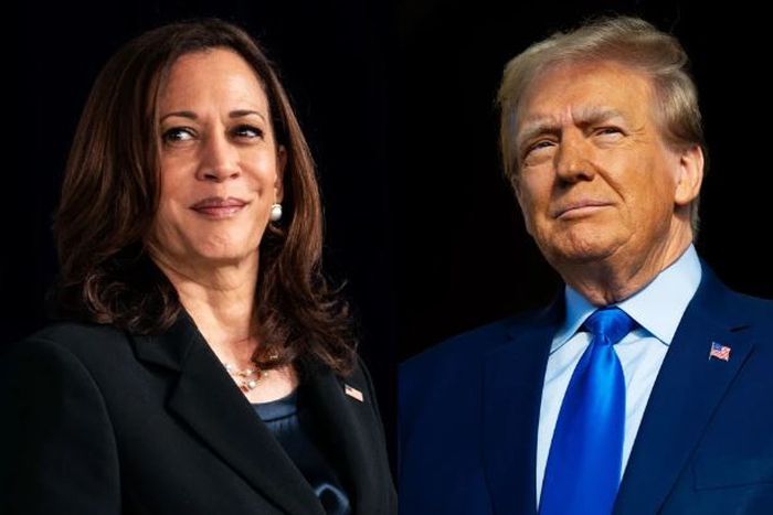 US Vice President Kamala Harris and former US President Donald Trump