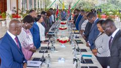 President William Ruto chairing a Cabinet meeting at State House, Nairobi