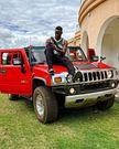McDonald Mariga with his Hummer