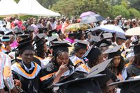 A photo of taken during a past graduation ceremony at Egerton University
