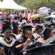 A photo of taken during a past graduation ceremony at Egerton University