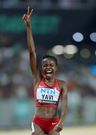 Winfred Yavi became the first athlete representing Bahrain to win the 3000m steeplechase at the World Athletics Championship in 2023.