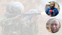 Larry Madowo, Stephen Letoo brave police fury during Nane Nane demos