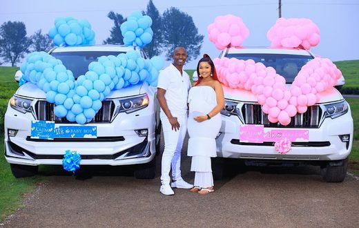 MC Kajim & wife Wambui reveal gender of their unborn baby in unique event