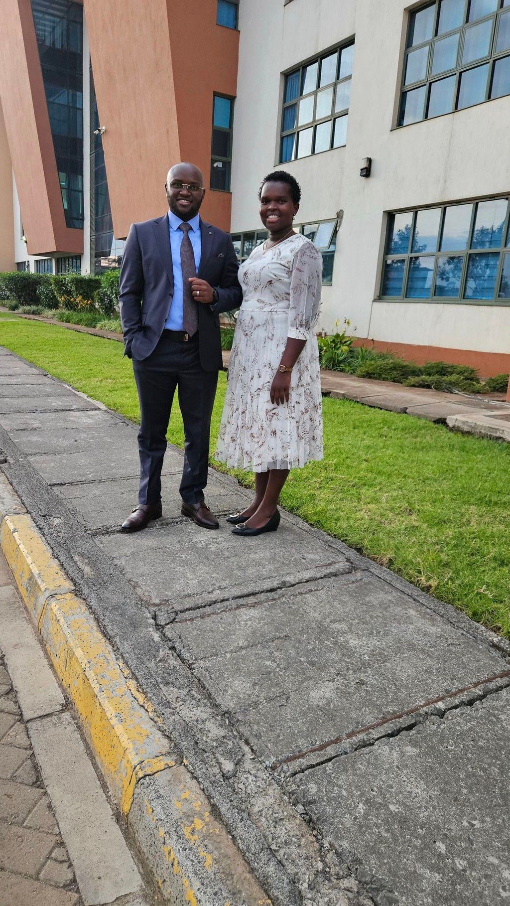 Bomet Women Representative Linet Toto Chepkorir with her husband Nifty Kim