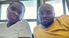 Bomet Women Representative Linet Toto Chepkorir with her husband Nifty Kim