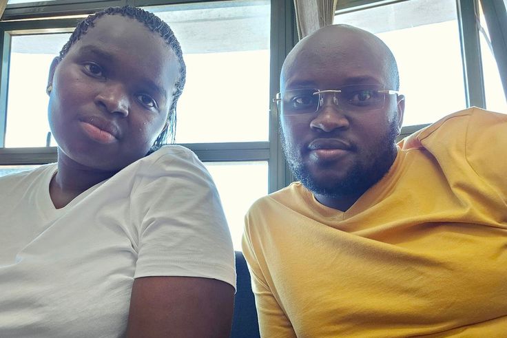 Bomet Women Representative Linet Toto Chepkorir with her husband Nifty Kim