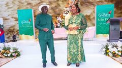 Raila and Ida Odinga