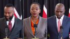 CS Hassan Joho, Roslinda Soipan Tuya and Kipchumba Murkomen