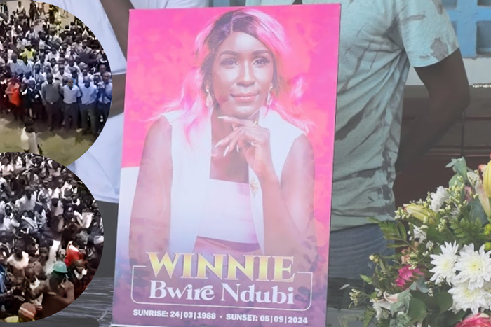 Tears flow as Winnie Bwire’s body returns to her former school one last time